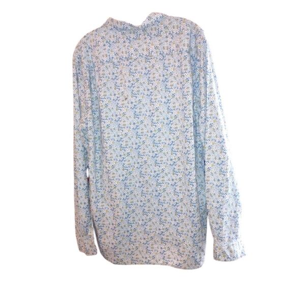 Ralph Lauren Denim & Supply (L) Blue & Yellow Floral Button Up Shirt - Picture 4 of 4